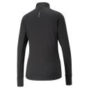 Run Favourite Quarter-Zip Women's Running Top in Black, Size XS, Polyester/Elastane by Puma