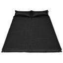 vidaXL Black Self-Inflating Sleeping Mat 190x130x5 cm (Double)