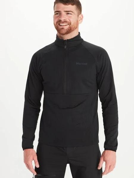 Marmot Leconte Half Zip Fleece Black S Man