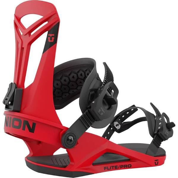 Union Flite Pro Snowboard Bindings 2023 - Red | Snowboard Bindings