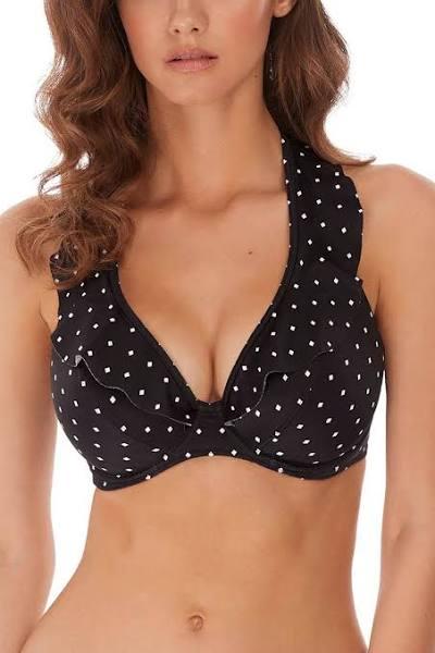 Freya Jewel Cove High Apex Bikini Top Black 16G