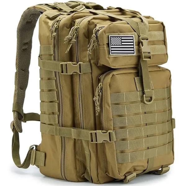 QT&QY 45L Military Tactical Backpacks for Men Camping Hiking Trekking Daypack Bug Out Bag Lage Molle 3 Day Assault Pack