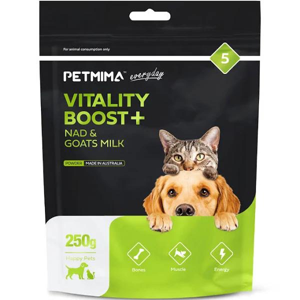 Petmima Vitality Boost + NAD & Goats Milk Powder 250g