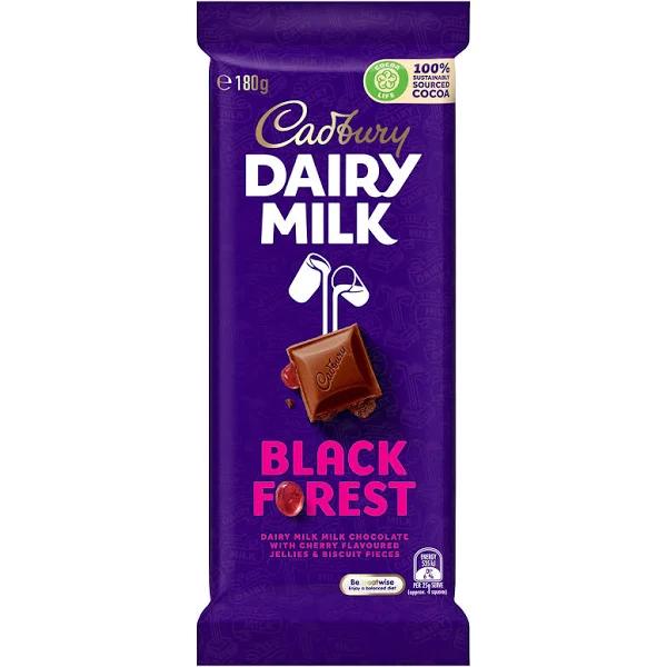 Cadbury Dairy Milk Black Forest 180g