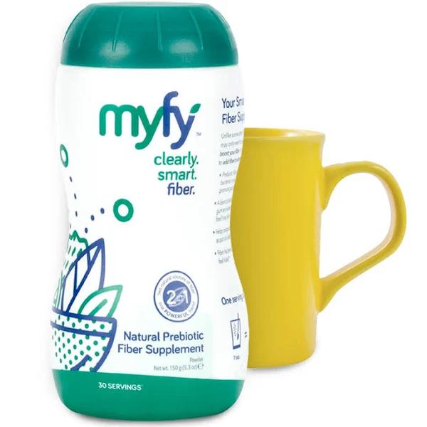 Myfy Natural Prebiotic Fiber Supplement Powder - Clear, Soluble, Daily Digestive