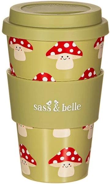 Sass & Belle: Mushroom Travel Coffee Cup (435ml)