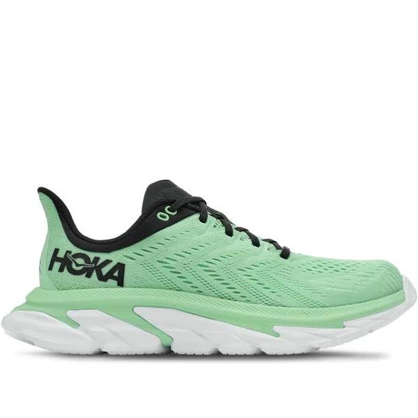 Hoka One One Men's Clifton Edge Running Shoes (Green Ash/Outer Space) 9.5 US