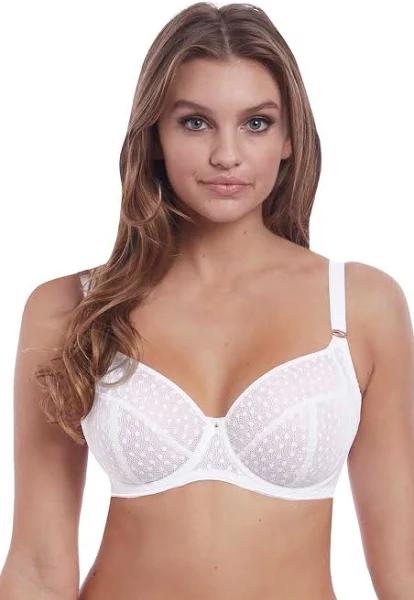 Freya - 34K - Starlight Balconette Side Support Bra White