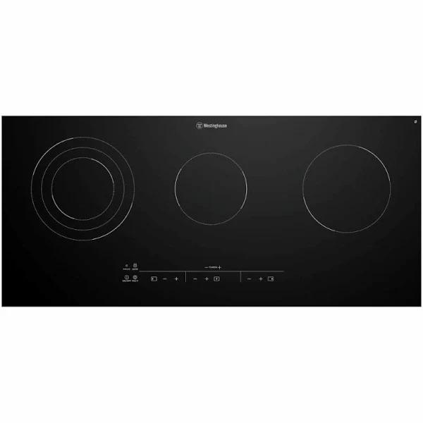 Westinghouse WHC933BD 90cm 3 Zone Ceramic Cooktop - The Appliance Guys