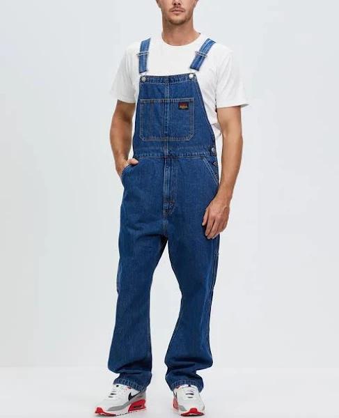 Levis Men's RT Overalls Saturday Morning Blue, Size Medium