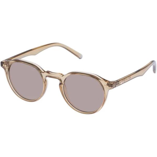 Le Specs Galavant Round Sunglasses in Brown