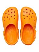 Crocs Childrens/Kids Classic Clogs Orange Zing 1 UK Mixed Childrens Clogs