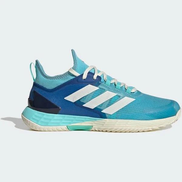 Adidas Adizero Ubersonic 4.1 Men Tennis Shoes - Turquoise / Light Aqua / Off White 14