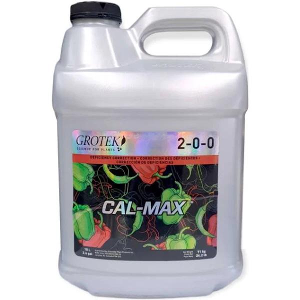 10L Cal-Max Plant Deficiency Correction Calcium Magnesium Iron Nutrient - Grotek