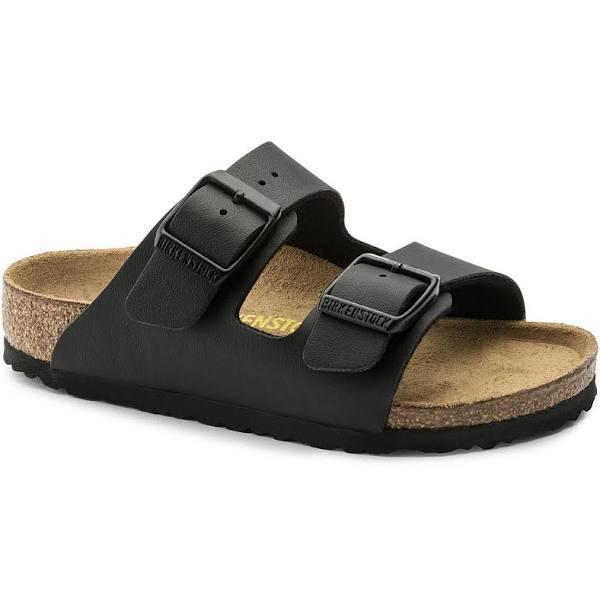 Birkenstock Kids Arizona Birko-Flor Narrow Fit Sandal (Black) 32