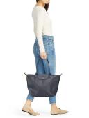 Longchamp Large Le Pliage City Shoulder Tote Navy