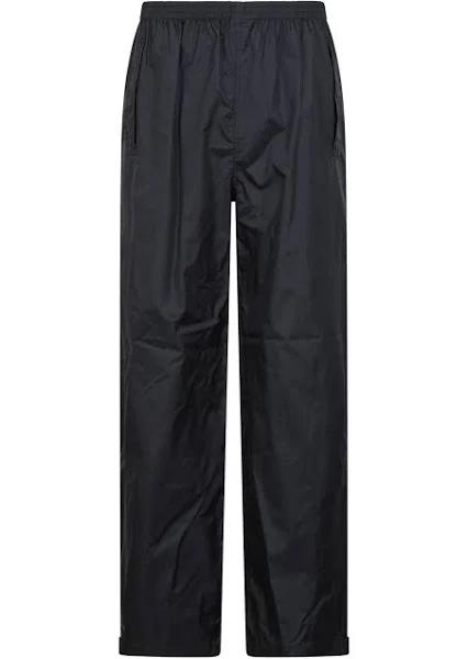 Mountain Warehouse Black Mens Pakka Waterproof Overtrousers XXXLarge