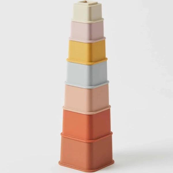 Nordic Kids - Charli Silicone Square Stacker