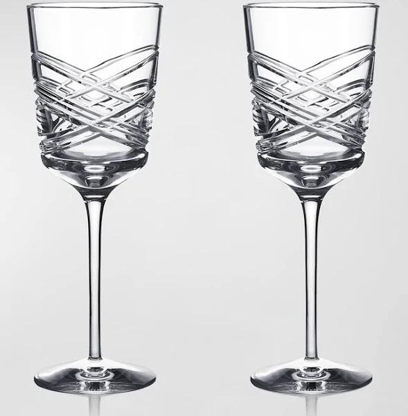 Waterford Crystal Aran White Wine Glasses, Set of 2