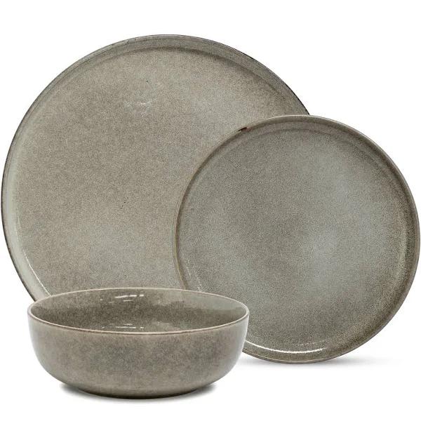 Salt & Pepper Relic 12 Piece Dinner Set Moss