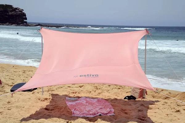 estivo Sun Shield Beach Shade, Beach Shelter, Beach Tent, Sun Shade, Beach Umbrella, Windproof Shade, Picnic Shade, Camping Shade, Back Yard Shade