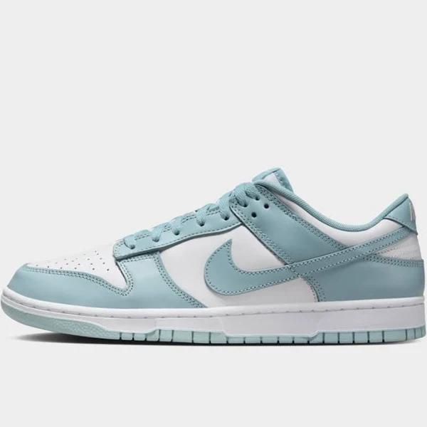 Nike Dunk Low Retro - White/Denim Turquoise - Mens