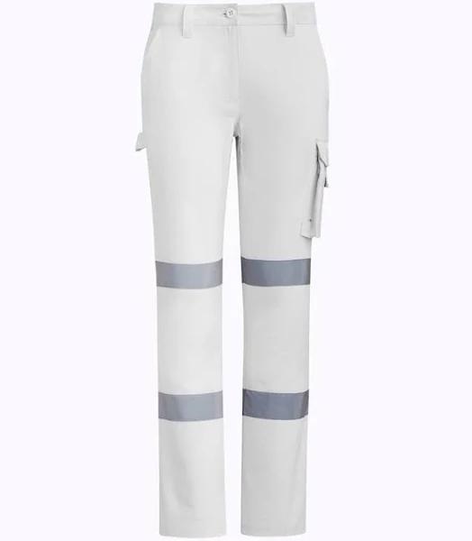 Syzmik Womens Bio Motion Taped Pant (ZP720) 8 / White