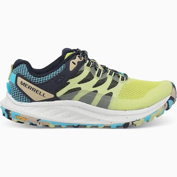 Merrell Antora 3 Shoes Lime Yellow Blue Women - 36