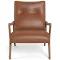 Penny Leather Armchair Nutmeg by Freedom