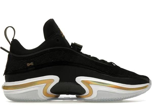 Jordan 36 Low Black Gold (Clear Sole)