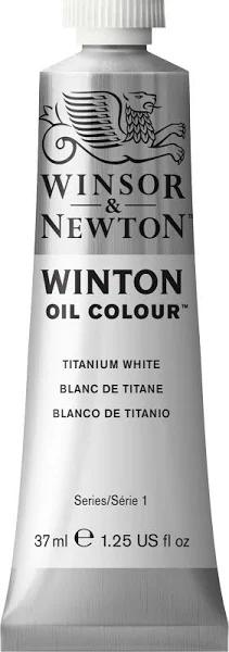 Winsor and Newton 37ml Winton Oil Colour Tube - Titanium White