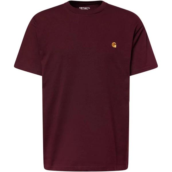 Carhartt WIP S/S Chase T-Shirt - Amarone / Gold - L - Men