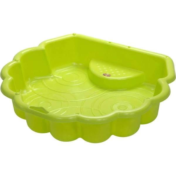 Tuff Play 85x54cm Shell Time Sand/Water Pit Kids 1-6Y Outdoor Play Light Green