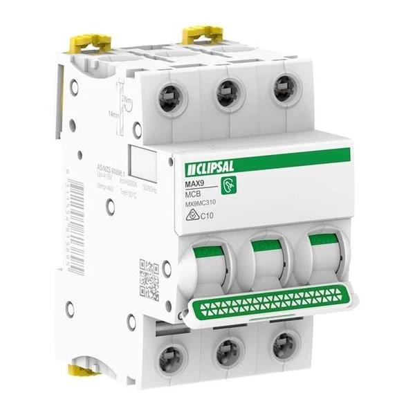 Clipsal MX9MC310 | 10Amp Three Pole Circuit Breaker 6kA | MAX9