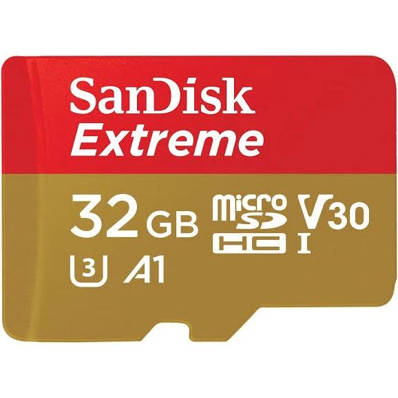 SanDisk Extreme microSDHC 32GB UHS-I Card