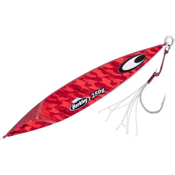 Berkley Skid Jig Lure 250g Zebra Red