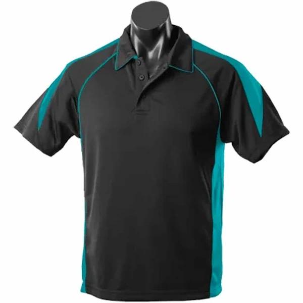 Piper | Mens Contrast Piping & Panel Sport Polo 2XL