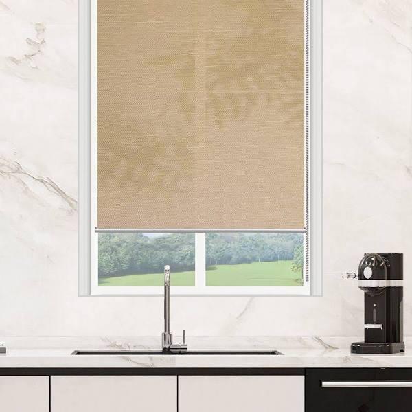 Curtain Wonderland Milan Light Filtering Roller Blinds 240cm Drop Sand