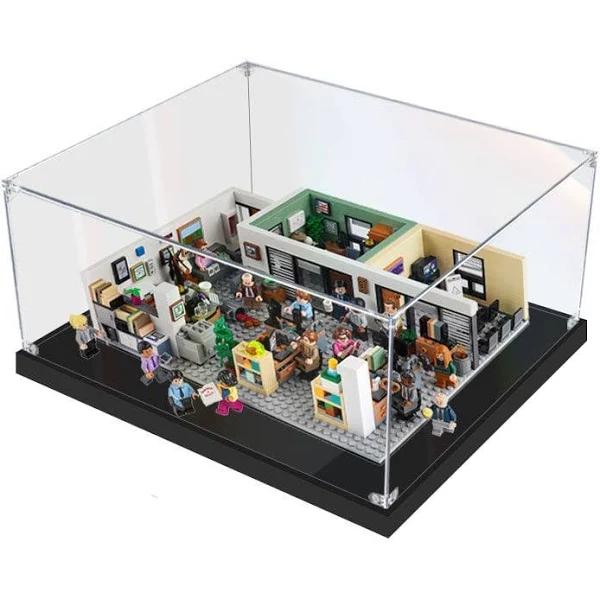 Easycase Acrylic Display Case For LEGO 21336 Ideas The Office Figure Storage Box Dust Proof Glue Free