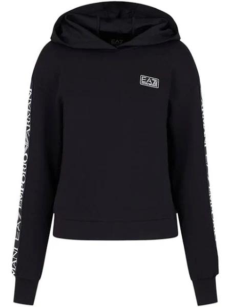 Emporio Armani EA7 Ventus Overhead Hoodie - Black