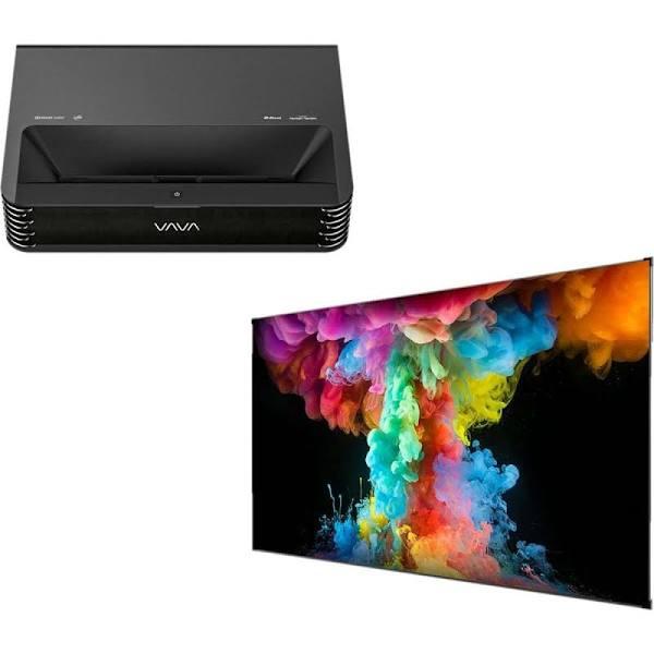 VAVA Chroma 4K Triple Laser Projector + Fresnel Screen 100" Bundle