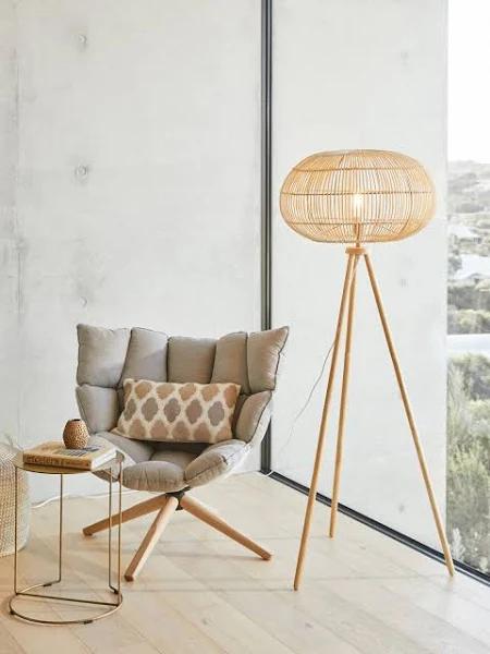 Herman 1 Light Floor Lamp in Natural