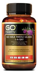 Go Healthy Milk Thistle 50,000 1-A-Day 60 Vege Capsules