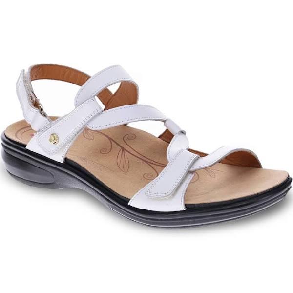 Revere Miami Back Strap Sandal - Coconut - Womens - Size 8-Medium - Leather - EziBuy