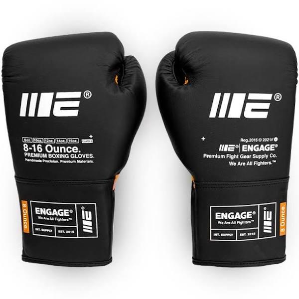 Engage W.I.P Series Lace Boxing Gloves Black / 12oz