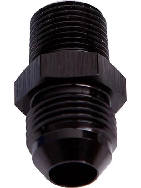 Aeroflow AF816-20BLK Male Flare -20AN to 1-1/4" NPT Black Adapter