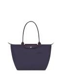 Longchamp Small Le Pliage Recycled Canvas Shoulder Tote Cognac