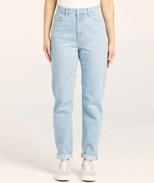 Riders by Lee - Women's Blue Mom Jeans - Hi Mom Slim Jean - Size One Size, 6 at The Iconic