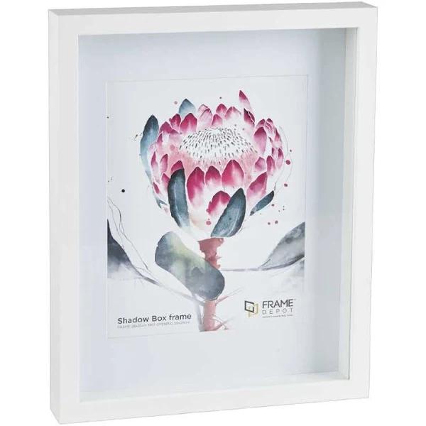 Unigift Shadow Box White Photo Frame