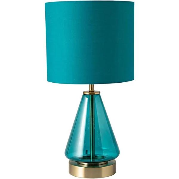 Emerald Glass Table Lamp 46cm | Emerald | Lighting | Early Settler Furniture